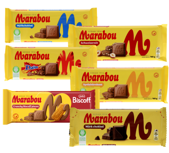 Begrænset parti. Flere varianter. 160-180 g. Kg-pris maks. 137,50. Frit valg.