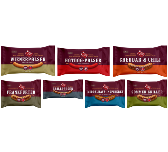 Begrænset parti. 420-500 g. Kg-pris maks. 69,05. Frit valg.