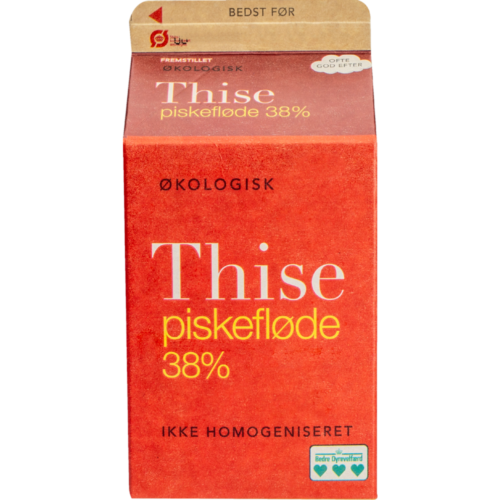 Thise økologisk piskefløde