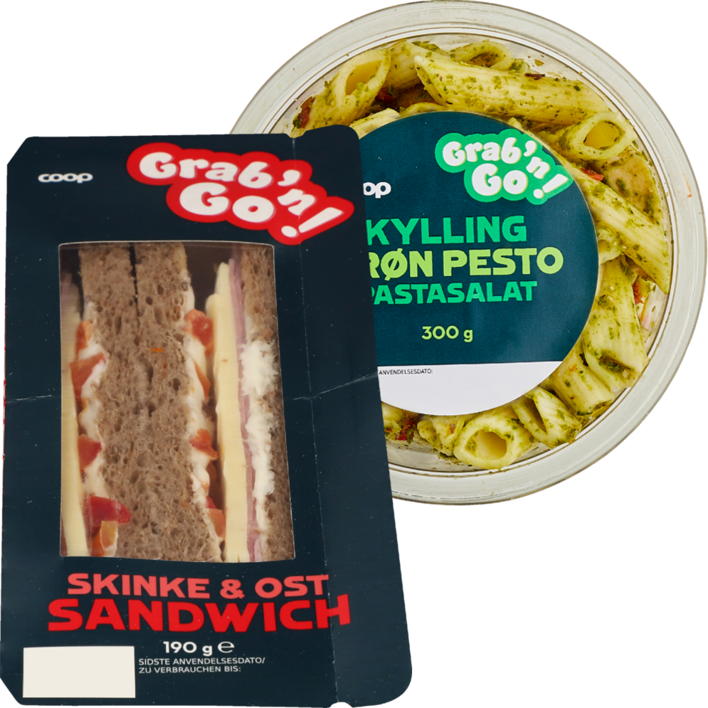 Coop sandwich eller pastasalat
