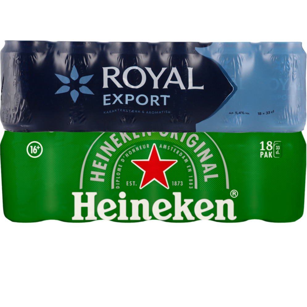Heineken eller Royal øl