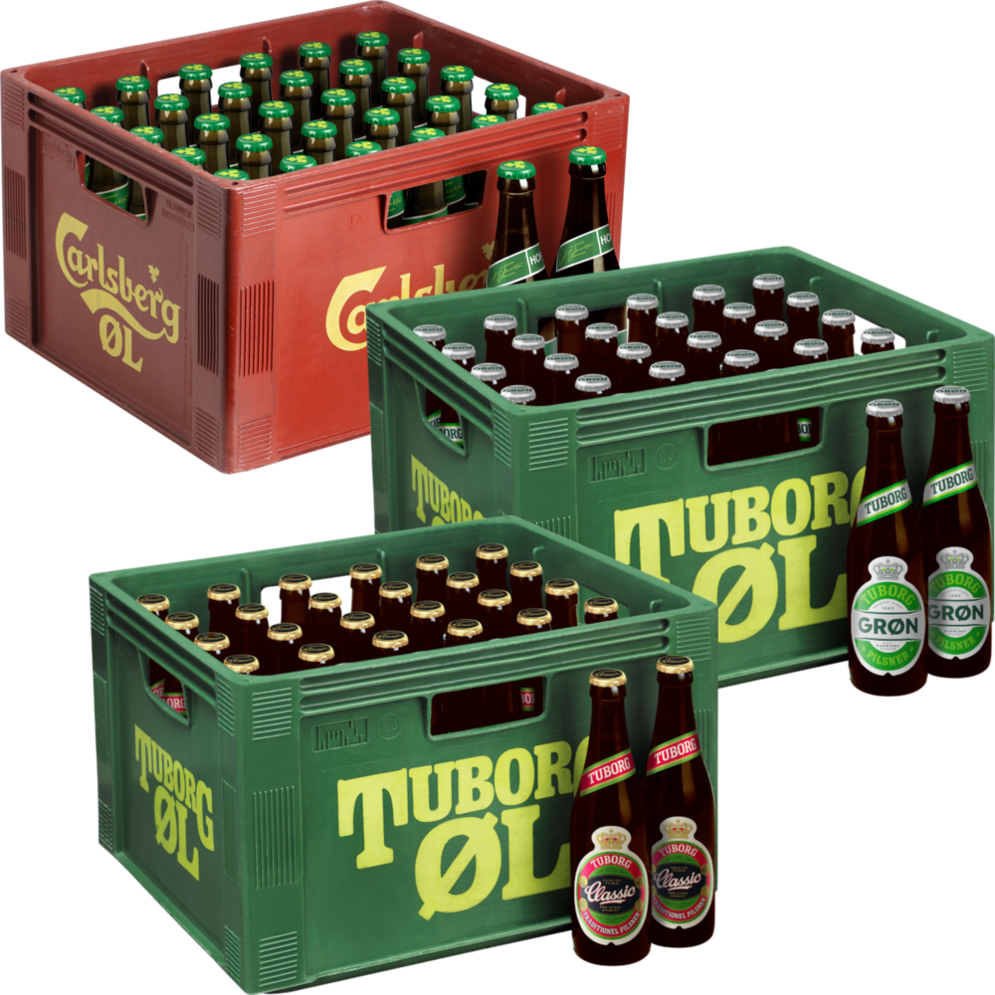 Carlsberg eller Tuborg øl