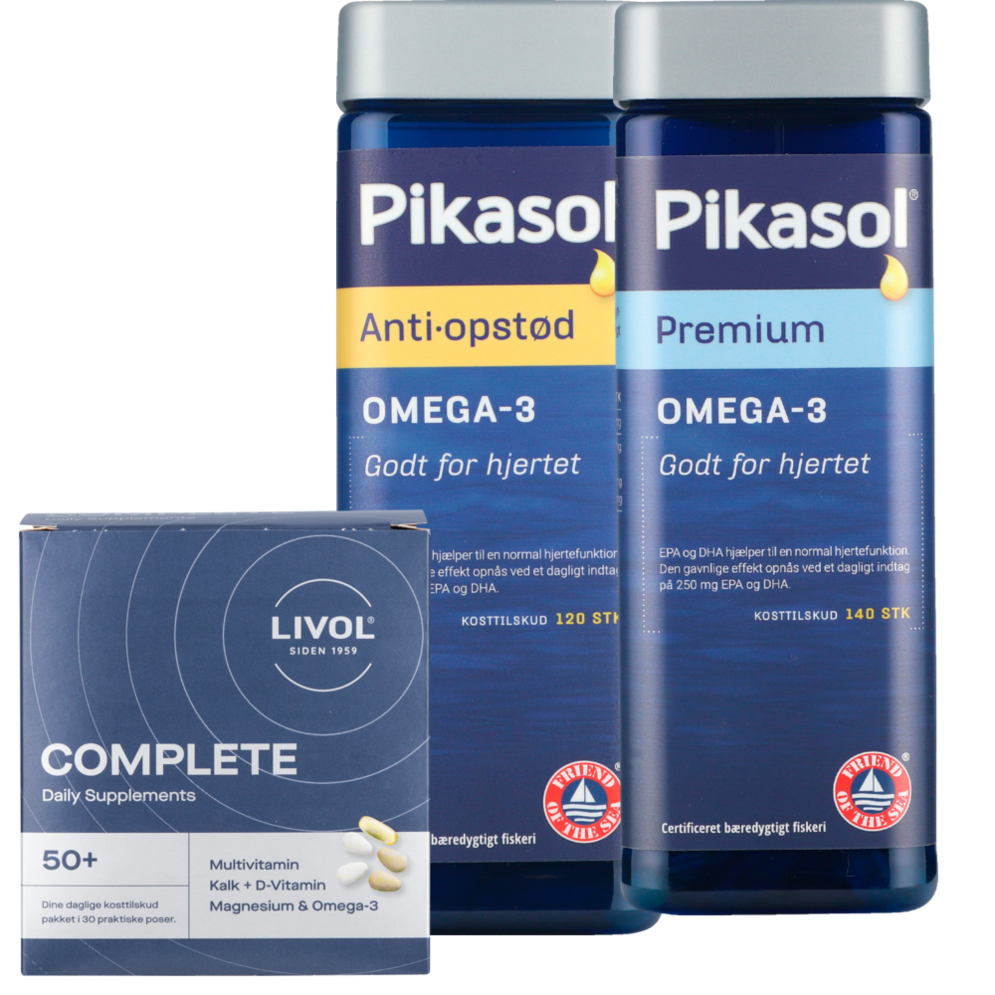 Pikasol eller Livol Complete vitaminer
