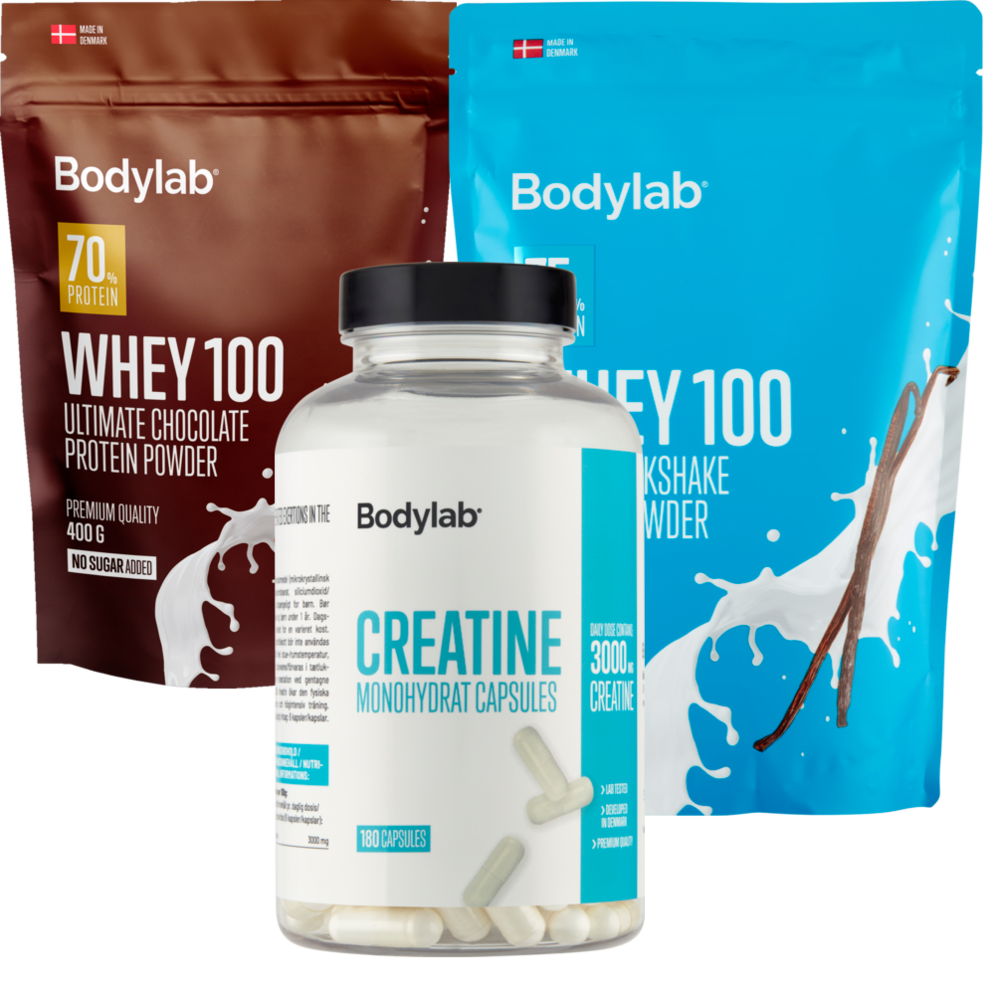 Bodylab proteinpulver eller creatin kapsler