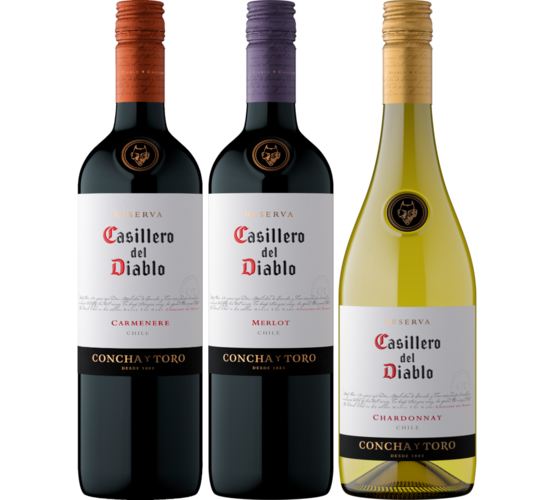 Chile. 75 cl. Literpris 46,67. Frit valg.