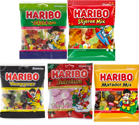 Begrænset parti. Flere varianter. 100-120 g. Kg-pris maks. 100,00.