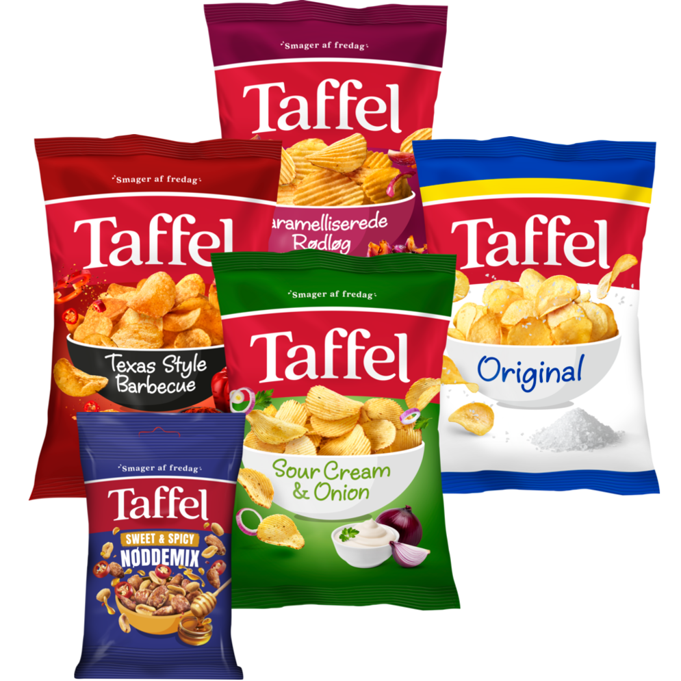 Taffel chips eller nødder